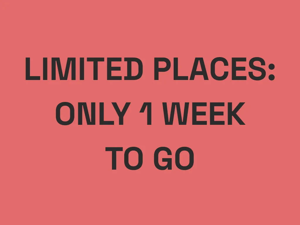 Secure your spot today! Bring your colleagues and get 20% off each additional ticket.