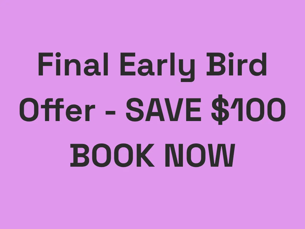 Last chance to save $100 – ends Friday, May 15 2026