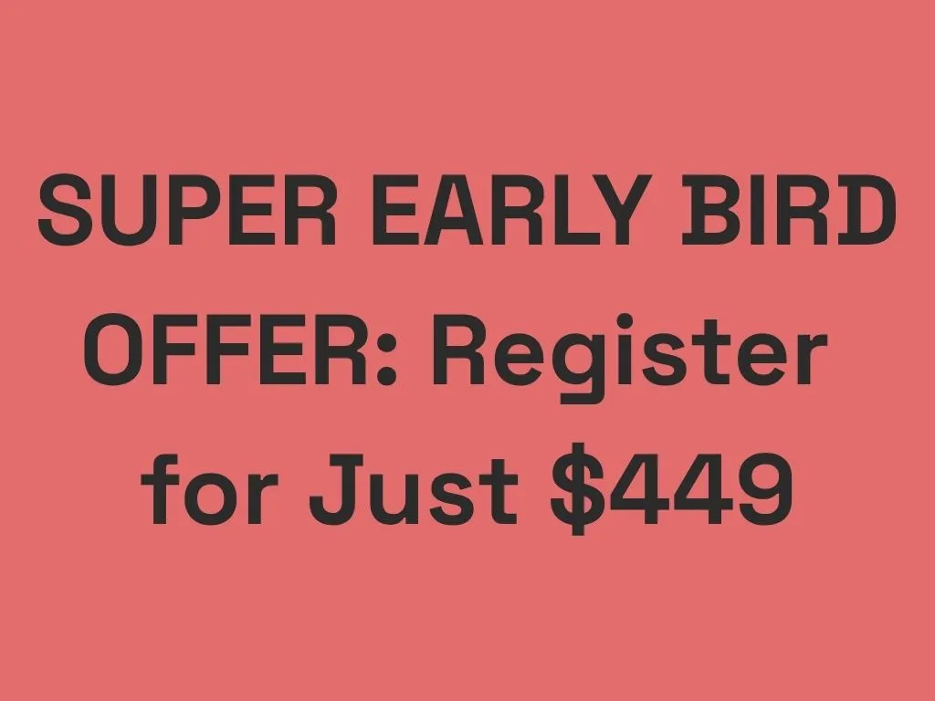 Book your attendee ticket by August 7. Plus, save 20% on each additional registration.