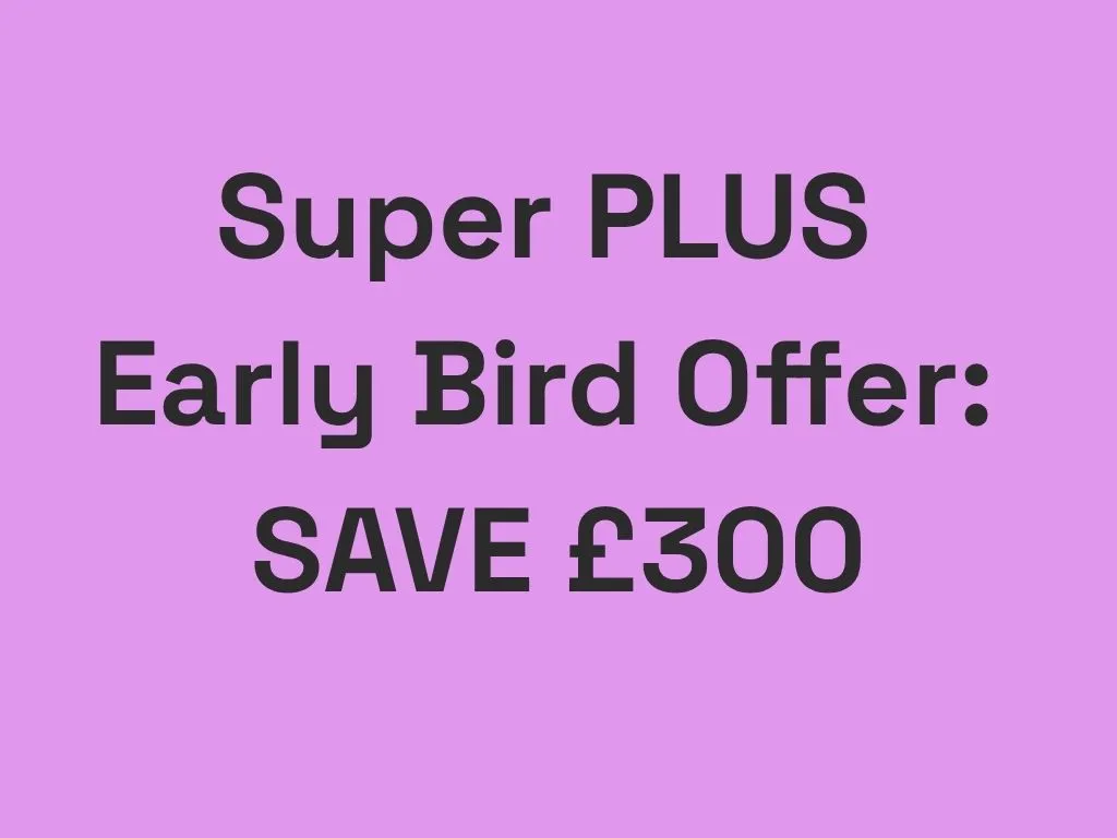 Register for only £299!