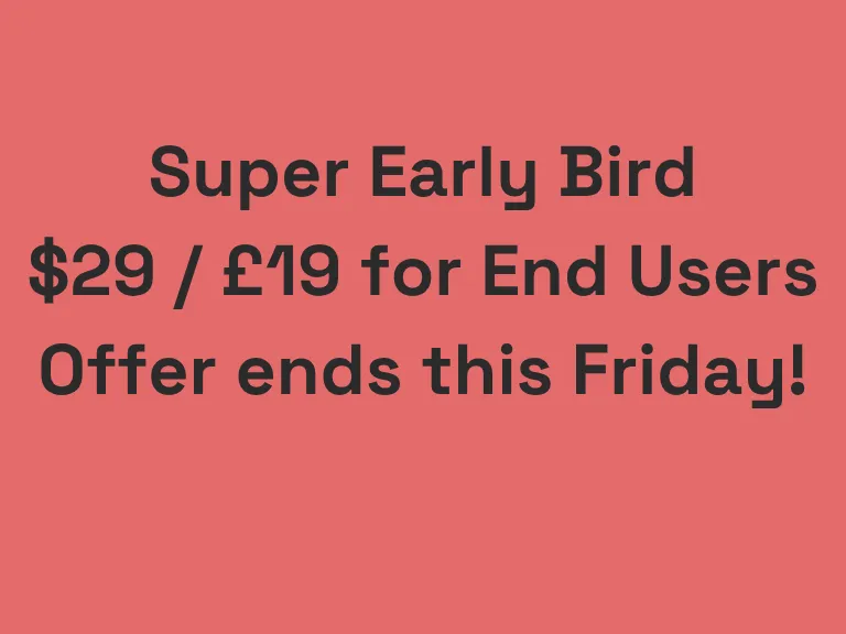 Save on your ticket – book now with the Super Early Bird rate