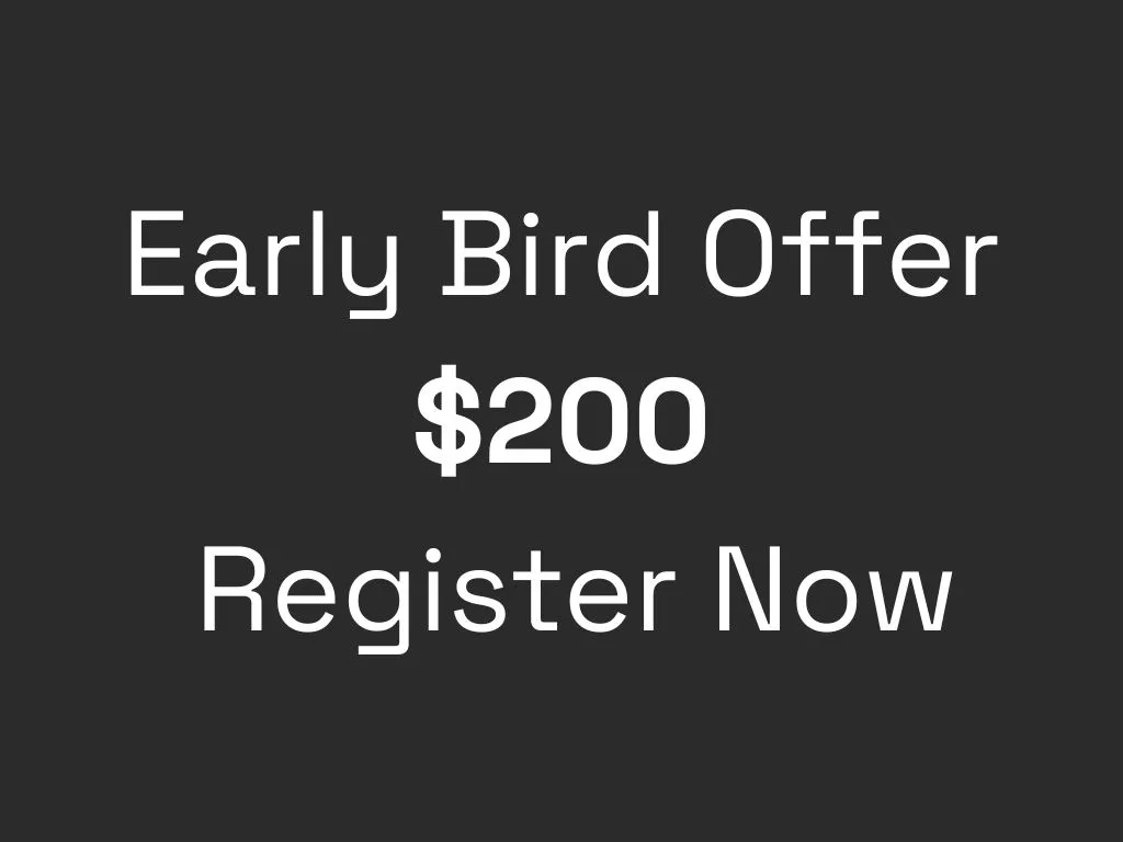 Register by August 8 and save $200 with the Super Early Bird Offer!