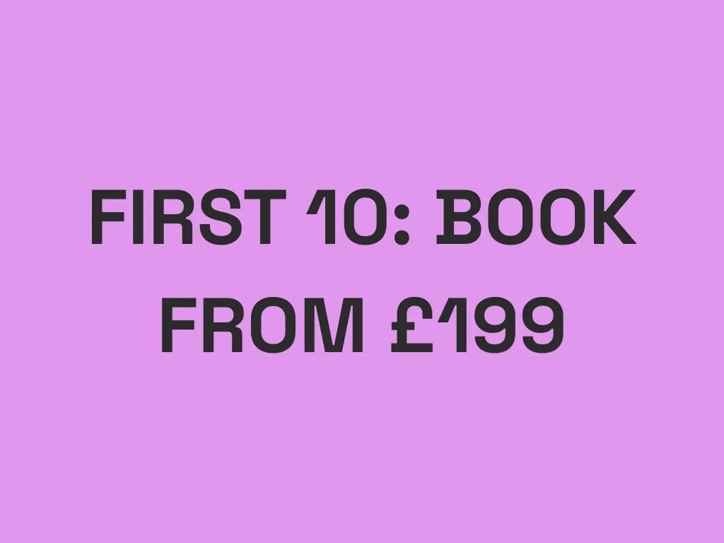  Exclusive rate for the first 10 people who register their places!