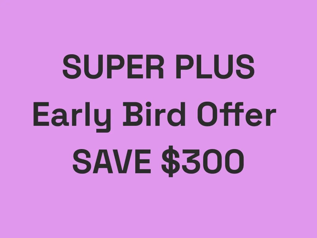 Early Bird Offer